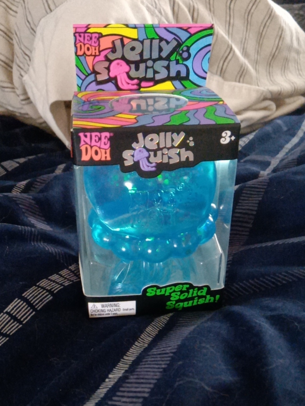 Jolly Squish Blue Super Solid Squish Toy